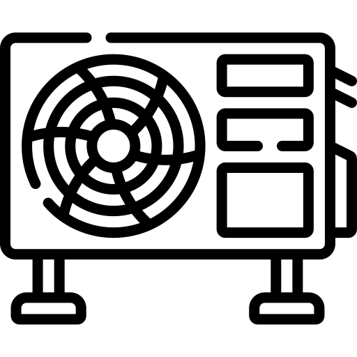 Heat Pump Icon.